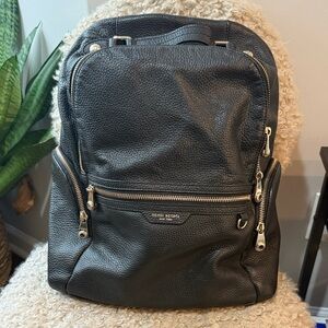 Henri Bendel Women’s Black Leather Backpack
